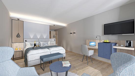 Panoramazimmer Hotel "Das Kaiserblick" (©Foto: Hotel "Das Kaserblick")